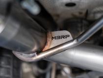 Porsche 2.5 Inch Axle Back Dual Split Rear Bypass Armor Pro Series Carbon Fiber Tips For 14-24 Porsche Macan MBRP