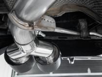 2014-2017 Audi SQ5 3.0T 2.5 Inch Axle-Back Dual Rear Exit T304 Stainless Steel with Quad Carbon Fiber Tips MBRP