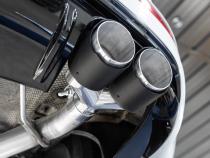 2014-2017 Audi SQ5 3.0T 2.5 Inch Axle-Back Dual Rear Exit T304 Stainless Steel with Quad Carbon Fiber Tips MBRP