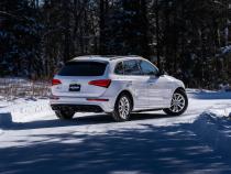 2014-2017 Audi SQ5 3.0T 2.5 Inch Axle-Back Dual Rear Exit T304 Stainless Steel with Quad Carbon Fiber Tips MBRP