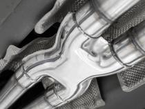 15-23 Dodge Challenger T304 Stainless Steel 2.5 Inch Cat Back Dual Rear Exit with Carbon Fiber Tips Exhaust System MBRP