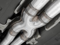 2015-2016 Dodge Challenger T304 Stainless Steel 3 Inch Dual Rear Cat-Back Quad Tips (Street Version) Exhaust System MBRP