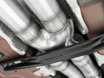 T304 Stainless Steel 3.0 Inch Cat-Back Dual Rear Street Profile with Dual Carbon Fiber Tips 15-23 Dodge Charger MBRP