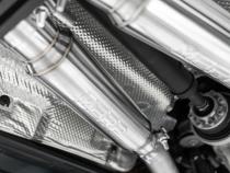 T304 Stainless Steel 3.0 Inch Cat-Back Dual Rear Street Profile with Dual Carbon Fiber Tips 15-23 Dodge Charger MBRP