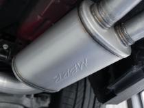 18-23 Ford Mustang GT 5.0L T304 Stainless Steel 3 Inch Cat-Back Dual Rear with Quad Carbon Fiber Tips Street Version MBRP