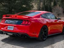 2018-23 Ford Mustang GT 5.0L T304 Stainless Steel 2.5 Inch Axle-Back with Quad Carbon Fiber Tips MBRP