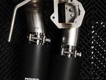 2019-2023 Ford Mustang 2.3L EcoBoost Active T304 Stainless Steel 3 Inch Cat-Back Quad Rear Exit with CF Tips MBRP