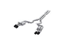 24-Up Ford Mustang GT S650 5.0L 3 Inch Cat-Back Exhaust System, Armor Pro T304 Stainless Steel Quad Rear Exit With Carbon Fiber Tips, Active, MBRP