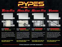 Crossmember Back w/X-Pipe Exhaust System 55-57 Chevy Wagon Split Rear Dual Exit 2.5 in Intermediate X-Pipe And Tail Pipe Violator Mufflers/Hardware Incl Tip Not Incl Pypes Exhaust