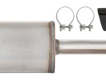 19-25 Silverado / Sierra 1500 4.8L/5.3L Single Exit Tunes & Tip Muffler Replacement Exhaust Kit Violator Muffler Black Tip SGT32VB PYPES