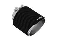 Carbon Fiber Tip 3 inch ID 5 inch OD Out 6.13 inch Length Angle Cut Dual Wall MBRP
