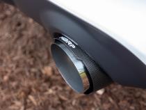 2015-Up Dodge Durango/Charger T304 Stainless Steel with Carbon Fiber Tips, 5 Inch OD Out, Angle Cut, Sold In Pairs MBRP