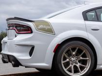 2015-Up Dodge Durango/Charger T304 Stainless Steel with Carbon Fiber Tips, 5 Inch OD Out, Angle Cut, Sold In Pairs MBRP