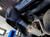 2019-2024 Ram 1500 5.7L Hemi Black Exhaust Tips, Armor BLK 5 Inch OD Dual Wall Angle Cut, Sold In Pairs MBRP