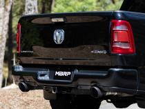 2019-2024 Ram 1500 5.7L Hemi Black Exhaust Tips, Armor BLK 5 Inch OD Dual Wall Angle Cut, Sold In Pairs MBRP