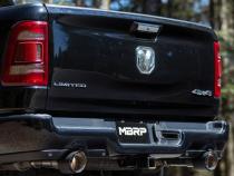 2019-2024 Ram 1500 5.7L Hemi Carbon Fiber Exhaust Tips, 5 Inch OD Dual Wall Angle Cut, Sold In Pairs MBRP