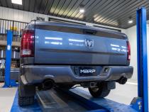 2009-2018 Ram 1500 and 2019-Up Ram 1500 5.7L Hemi Black Exhaust Tips, Armor BLK 5 Inch OD Dual Wall Angle Cut. Sold In Pairs MBRP