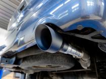 2009-2018 Ram 1500 and 2019-Up Ram 1500 5.7L Hemi Black Exhaust Tips, Armor BLK 5 Inch OD Dual Wall Angle Cut. Sold In Pairs MBRP