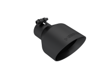 Universal Black Tip, 2.5-Inch ID, 5-Inch OD Angle Cut Dual Wall MBRP