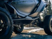 2024-Up Can-Am Maverick R, Black-Coated Steel, Rock Slider Kit MBRP