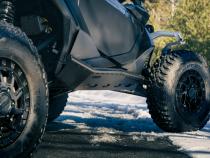 2024-Up Can-Am Maverick R, Black-Coated Steel, Rock Slider Kit MBRP