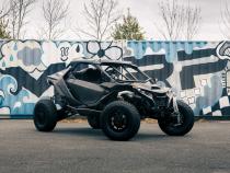 2024-Up Can-Am Maverick R, Black-Coated Steel, Rock Slider Kit MBRP