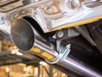 Exhaust Tail Pipe Tip Set 68-72 Olds 442 2.5 in Trumpet Clamp On Hardware Not Incl Polished 304 Stainless Steel Pair Pypes Exhaust