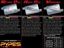 Race Pro Series Muffler 14 in 2.5 in Offset/Offset Hardware Not Incl Natural 409 Stainless Steel Pypes Exhaust