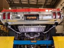 1968-72 Olds 442 Crossmember-Back Valance Exit Xpipe Turbo Pro Muffler SGA18T