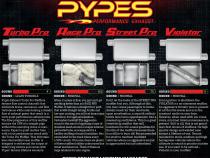 Crossmember Back w/Xchange Exhaust System Split Rear Dual Exit 2.5 in Intermediate X-Pipe And Tail Pipe Turbo Pro Mufflers/Hardware Incl Tip Not Incl Pypes Exhaust