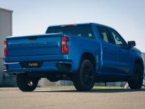 19-25 Silverado / Sierra 1500 4.8L/5.3L Single Exit Tunes & Tip Muffler Replacement Exhaust Kit Violator Muffler Black Tip SGT32VB PYPES