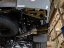 Cat-Back Exhaust System 14-21 Split Side Dual Exit 2.5 in Intermediate And 3 in Tail Pipe Violator Mufflers/Hardware Incl Tip Incl Pypes Exhaust