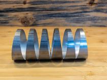 Universal T304 Stainless Steel 4 Inch Diameter 180 Degree Pie Cut Kit MBRP
