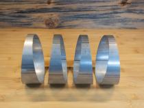 Universal T304 Stainless Steel 5 Inch Diameter 180 Degree Pie Cut Kit MBRP