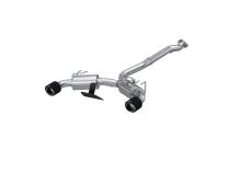 2023-Up Toyota Corolla GR 1.6L Armor Pro T304 Stainless Steel 3 Inch Cat-Back Dual Split Rear with Carbon Fiber Tips MBRP