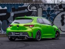 2023-Up Toyota Corolla GR 1.6L Armor Pro T304 Stainless Steel 3 Inch Cat-Back Dual Split Rear with Carbon Fiber Tips MBRP