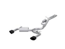 2017-2020 Audi RS3 2.5T T304 Stainless Steel 3 Inch Cat-Back Dual Split Rear with Oval Black Chrome Tips, Armor Pro MBRP