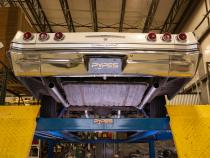 1965-70 Chevy Impala  X-Pipe Crossmember Back Exhaust 409 SS Rear Exit Turbo Pro Mufflers Pypes Performance Exhaust