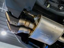 Black-Coated 4 Inch Quad Tip Cover Kit for 2015-2024 Ford Mustangs with Quad Tips MBRP