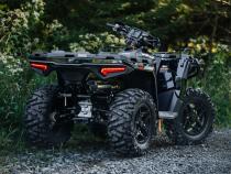 2001-2024 Polaris Sportsman 5 Inch Single Slip-on Muffler with Billet Tip Performance Series MBRP