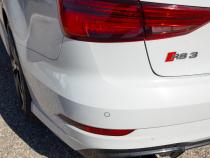 2017-2020 Audi RS3 2.5T T304 Stainless Steel 3 Inch Cat-Back Dual Split Rear with Oval Black Chrome Tips, Armor Pro MBRP