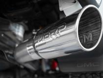 4 Inch Cat Back Exhaust System Single Side Exit 20-Up Silverado/Sierra 2500/3500 HD 6.6L V8 Armor Lite MBRP