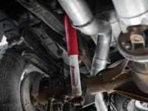 20-2023 Silverado/Sierra 2500/3500 Armor BLK Black Coated Aluminized Steel 4 Inch Filter Back Single Side Exit Exhaust System MBRP