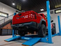 2025-UP Ram 1500 RHO 3.0L HO, Armor Pro 3-Inch Cat-Back Dual Split Rear with Carbon Fiber Tips, MBRP