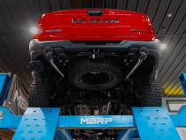 2025-UP Ram 1500 RHO 3.0L HO, Armor Pro 3-Inch Cat-Back Dual Split Rear with Carbon Fiber Tips, MBRP