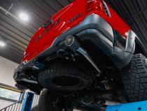 2025-UP Ram 1500 RHO 3.0L HO, Armor Pro 3-Inch Cat-Back Dual Split Rear with Carbon Fiber Tips, MBRP