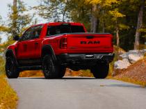 2025-UP Ram 1500 RHO 3.0L HO, Armor Pro 3-Inch Cat-Back Dual Split Rear with Carbon Fiber Tips, MBRP