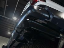 24-Present Ford Ranger Raptor 3.0L EcoBoost, Armor BLK 3-Inch Axle-Back Dual Rear Turn-Down MBRP