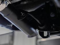 22-Present Ford F-150 Raptor 3.5L and Raptor R 5.2L Armor BLK 3-Inch Axle-Back Dual Split Rear Turn Down MBRP