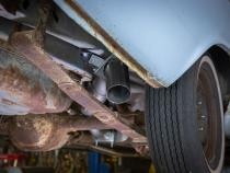 1966-71 Ford Fairlane 2.5 Inch X-Pipe Crossmember Back Quarter Panel Exit Exhaust No Mufflers Pypes Performance Exhaust